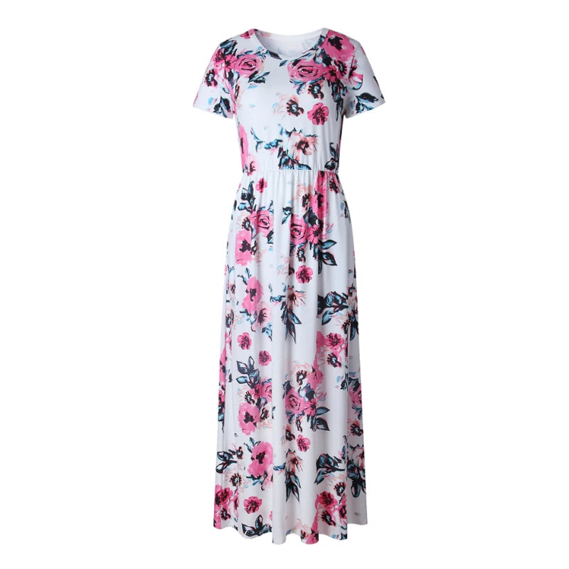 Robe de plage bohème blanche d'été pour femme