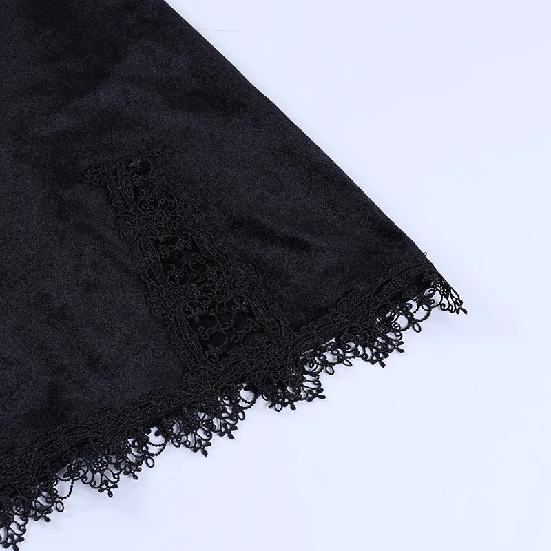 Dark Cross Black Mini Dress