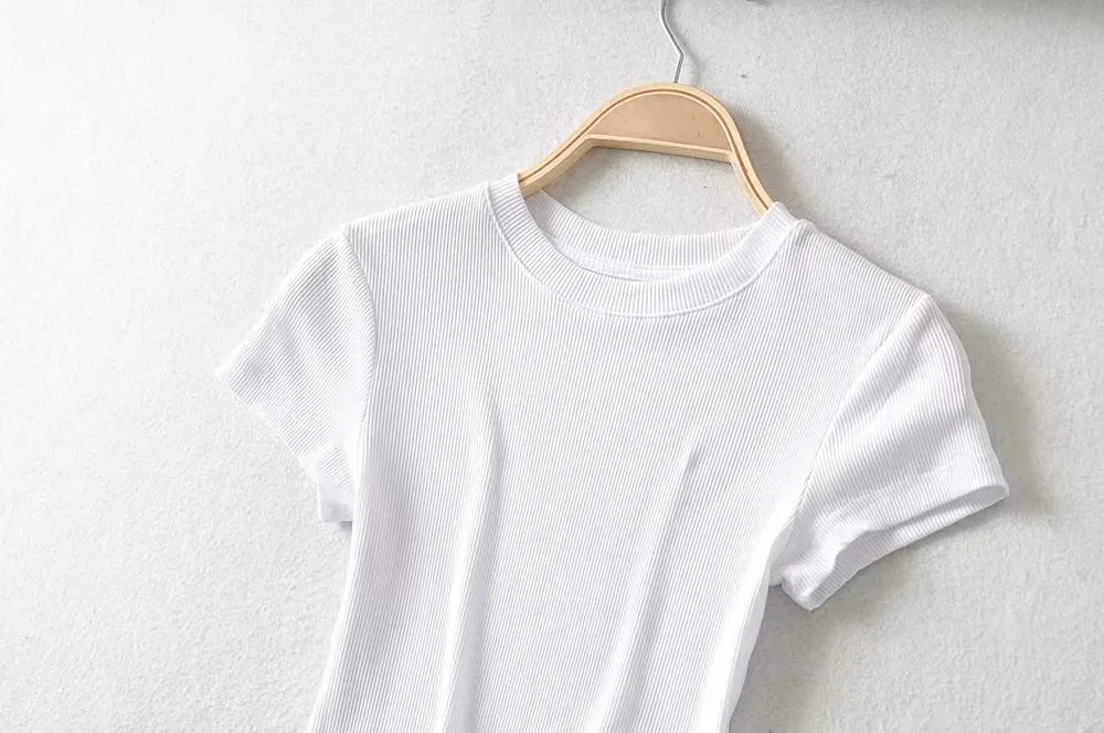 Women O-neck Short-sleeve T-shirt