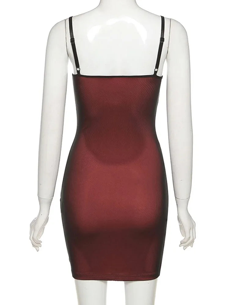 Mesh Double Layer Sexy Skinny Dress