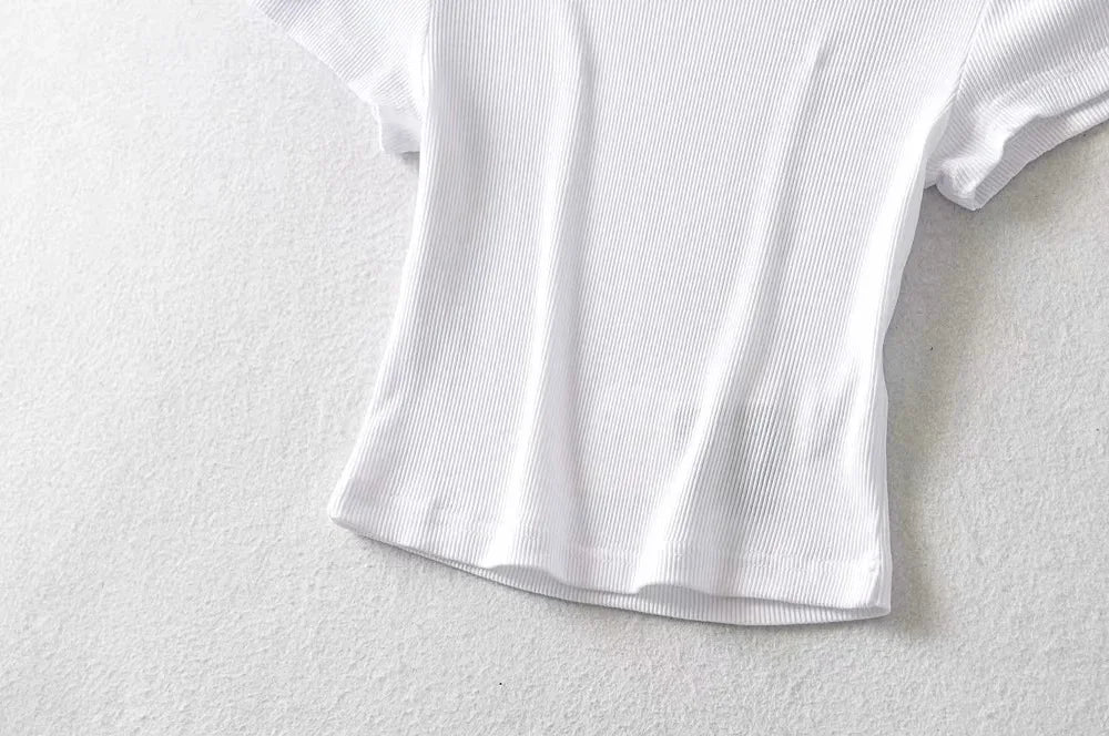 Women O-neck Short-sleeve T-shirt