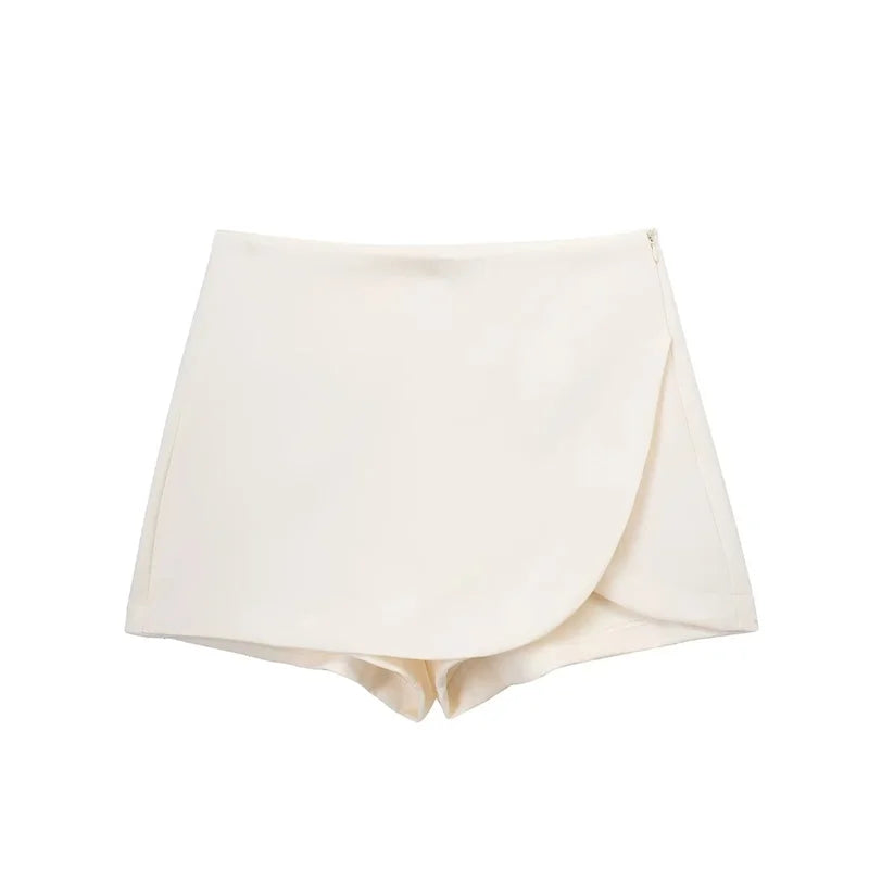 Mini Skirt Shorts Woman Fashion High Waist