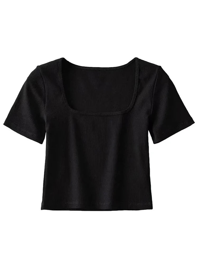Short Sleeve Crop Top