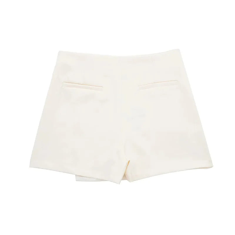 Women Black High Waist Mini Skirt