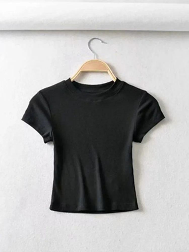 Women O-neck Short-sleeve T-shirt