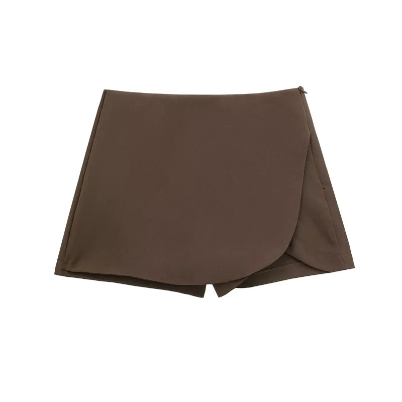 Mini Skirt Shorts Woman Fashion High Waist