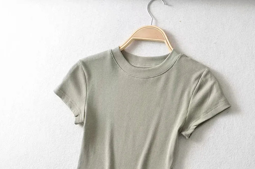 Women O-neck Short-sleeve T-shirt