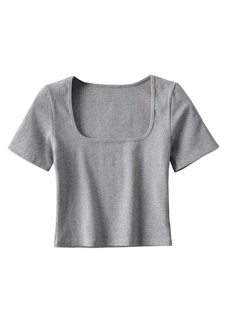 Short Sleeve Crop Top