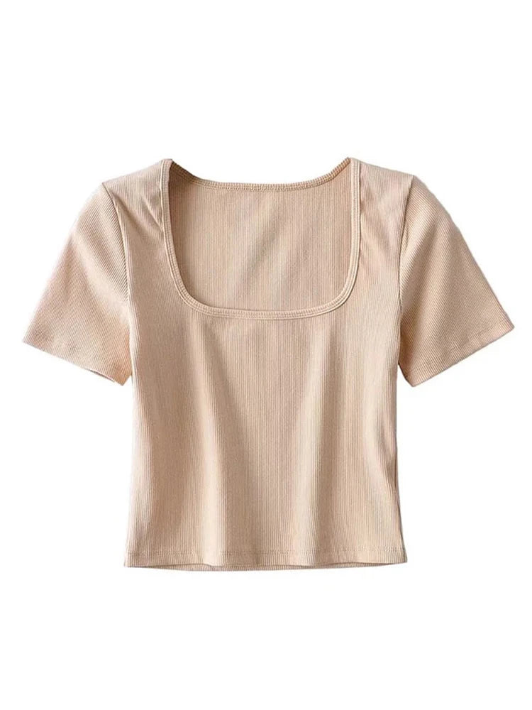 Short Sleeve Crop Top