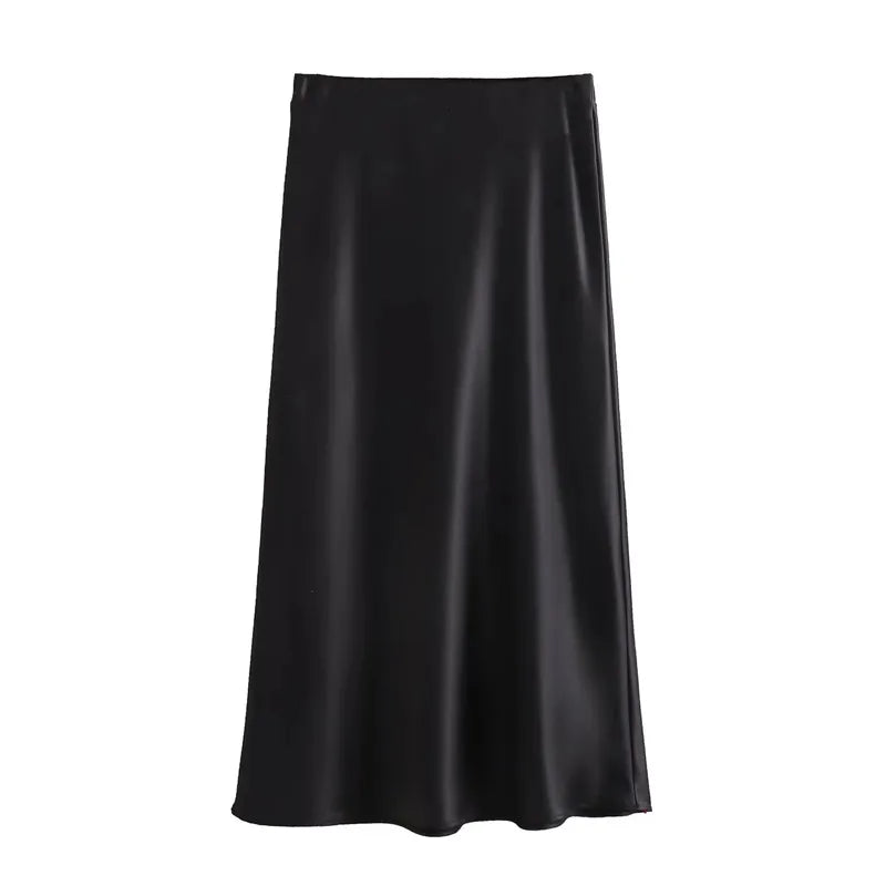Women High Waist Long Skirts