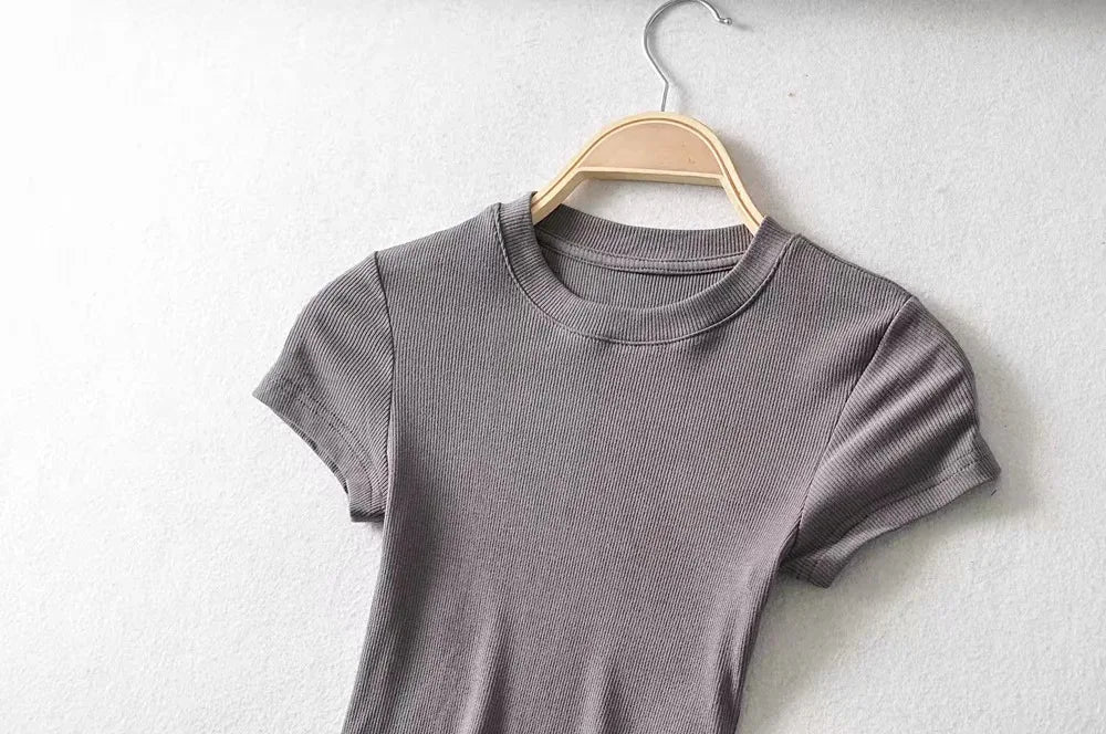 Women O-neck Short-sleeve T-shirt