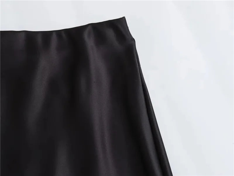 Women High Waist Long Skirts