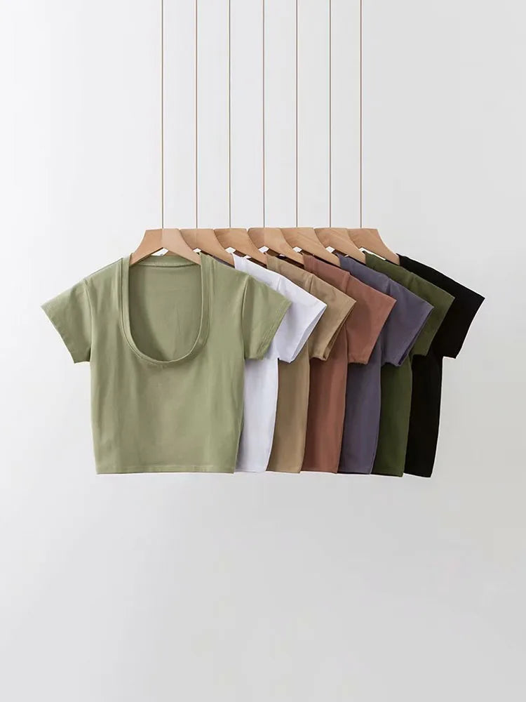 U-Neck Crop Top