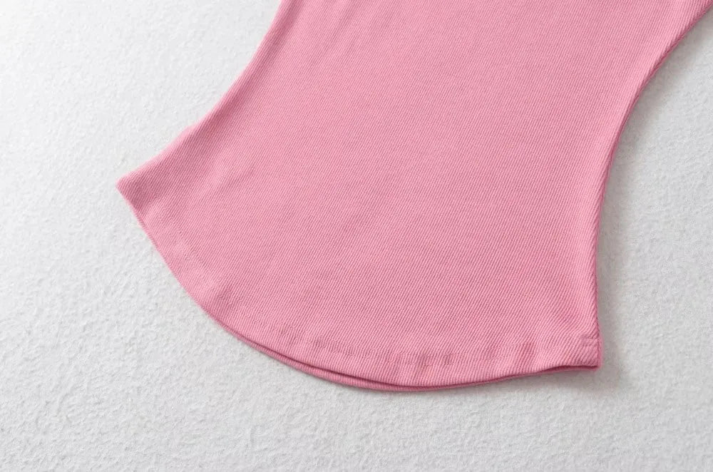 Women Summer Turtleneck Sleeveless T-Shirts Tops