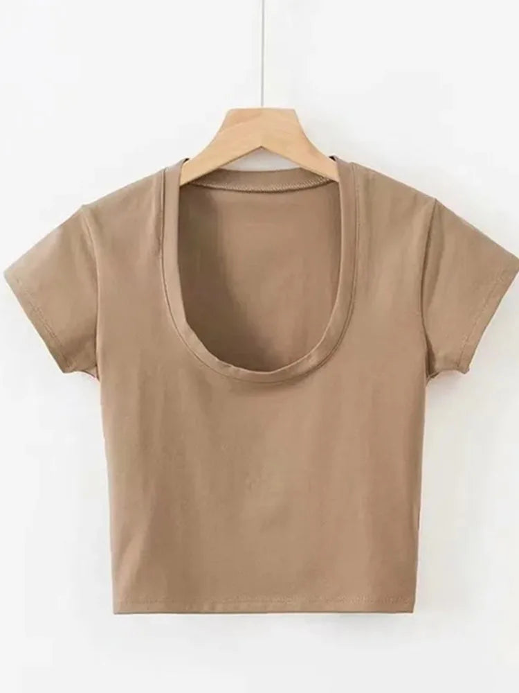 U-Neck Crop Top