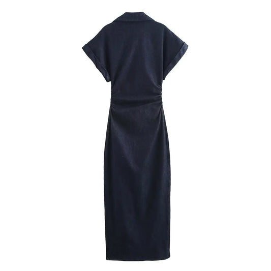 Robe élégante et slim de printemps