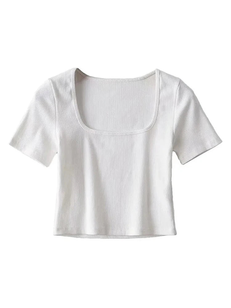 Short Sleeve Crop Top