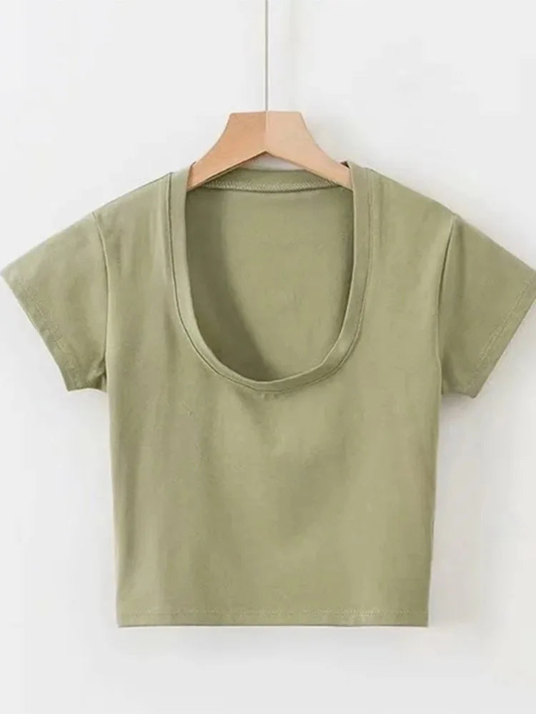 U-Neck Crop Top