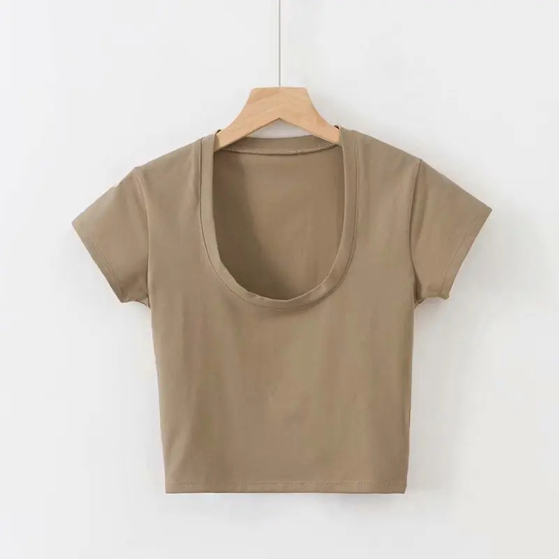 U-Neck Crop Top