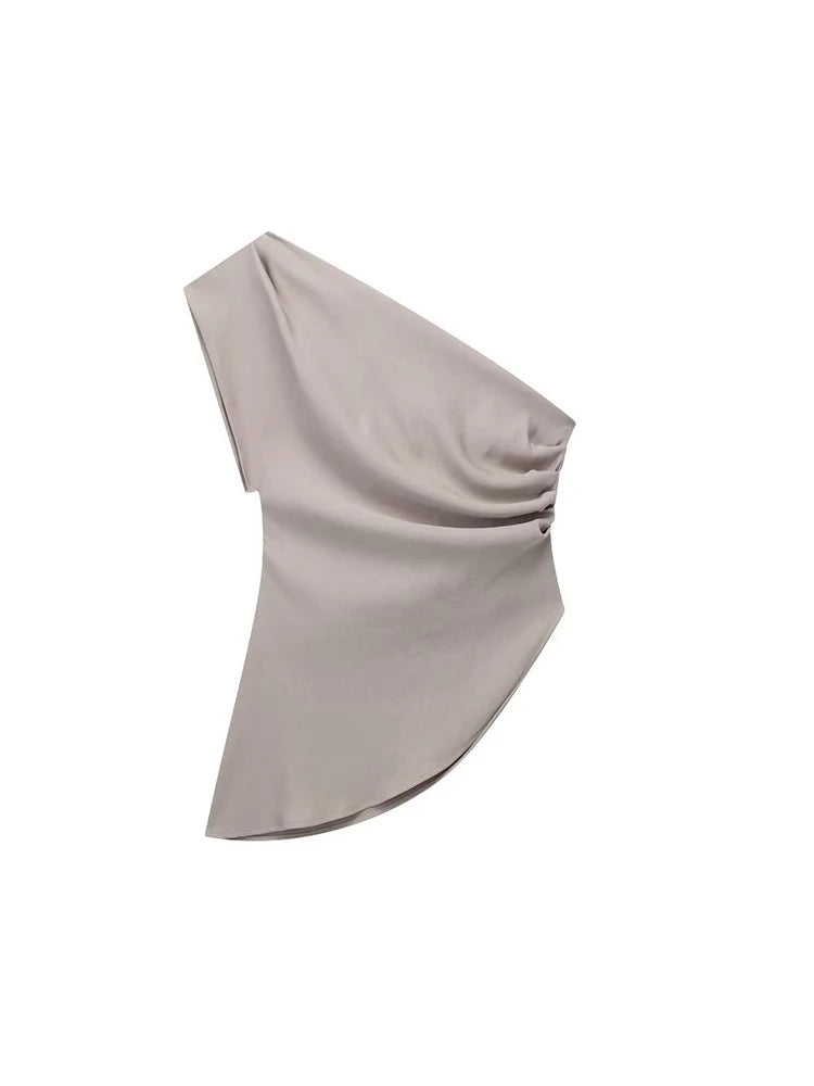 Asymmetric T-shirt New Women's Fashion