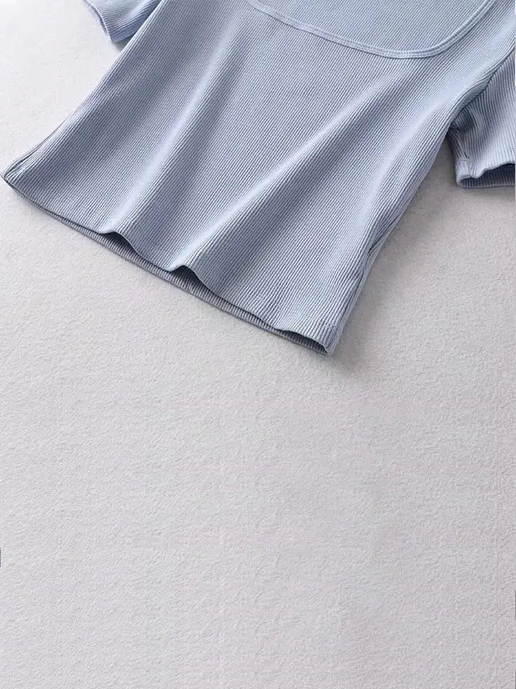 Short Sleeve Crop Top