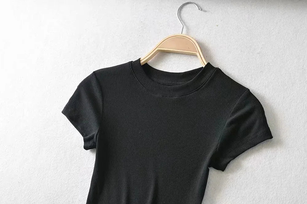 Women O-neck Short-sleeve T-shirt