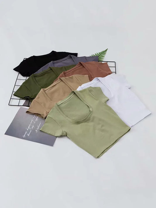 U-Neck Crop Top
