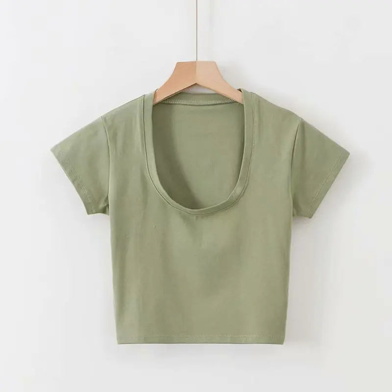 U-Neck Crop Top