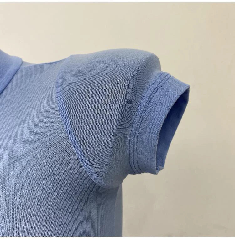 Half-high Collar T-shirt