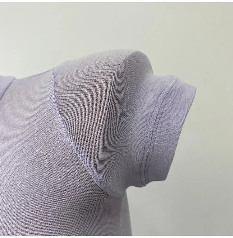 Half-high Collar T-shirt