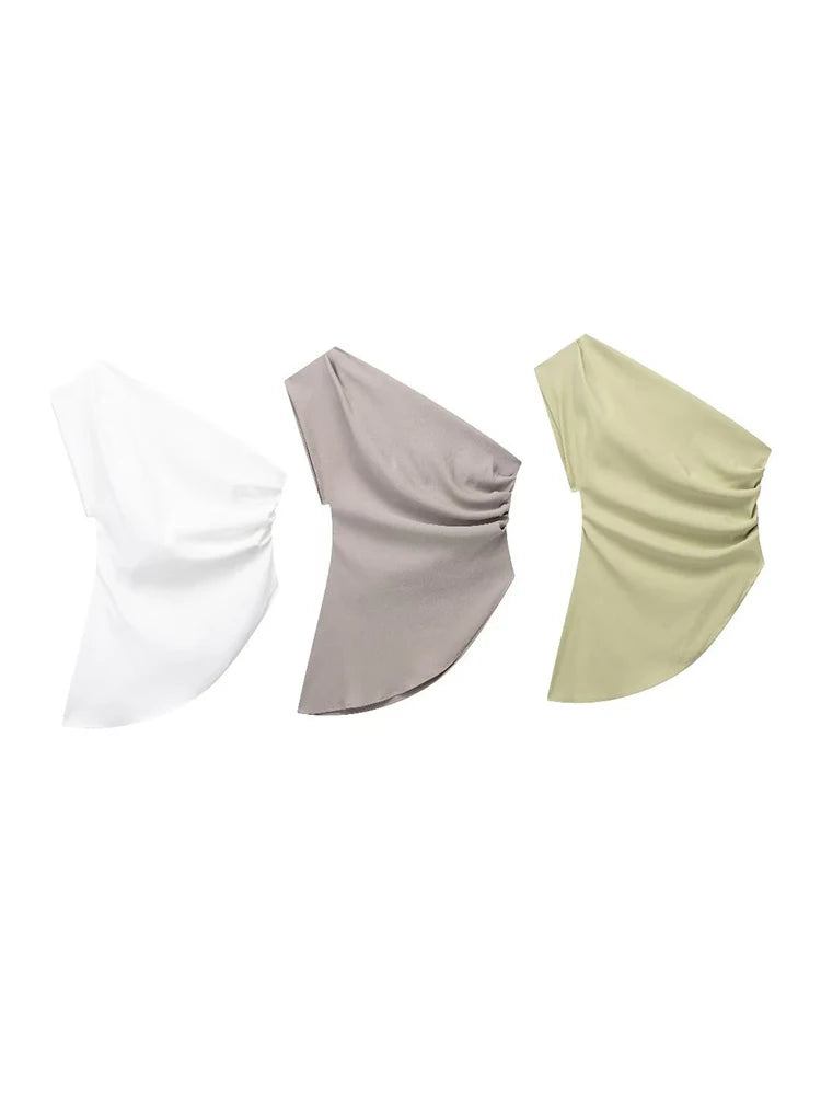 Asymmetric T-shirt New Women's Fashion