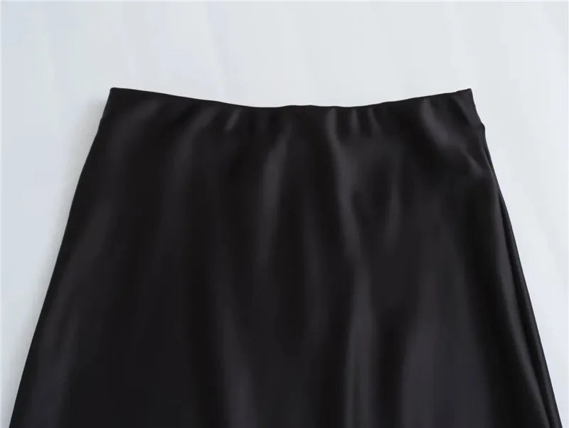Women High Waist Long Skirts