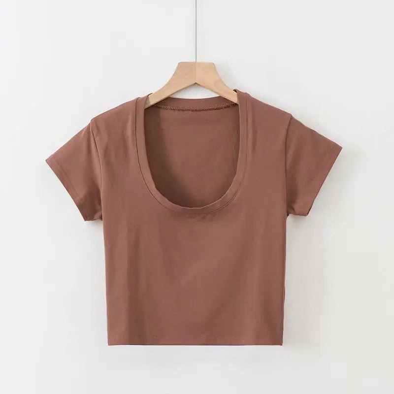 U-Neck Crop Top