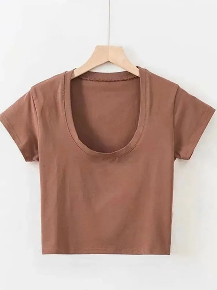 U-Neck Crop Top