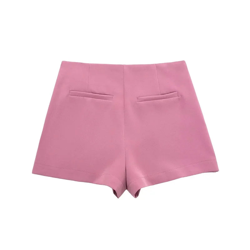 Black Mini Skirt Shorts