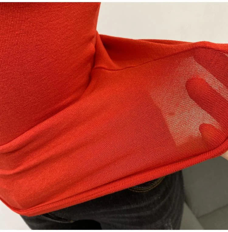 Half-high Collar T-shirt