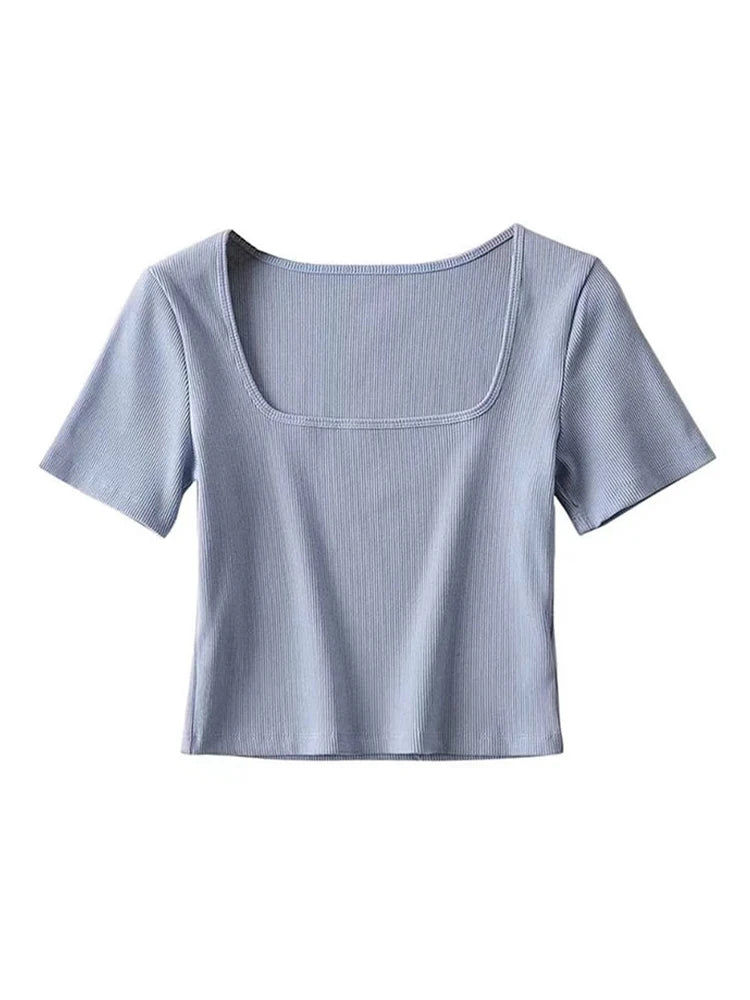 Short Sleeve Crop Top