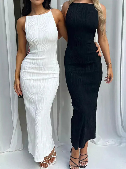 Women Long Dress Sleeveless