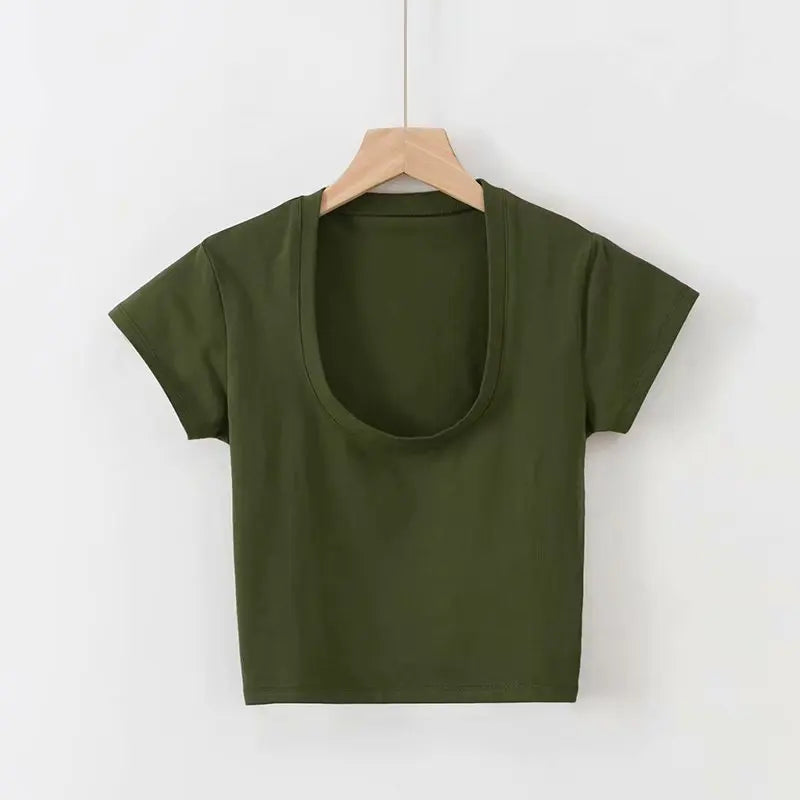 U-Neck Crop Top
