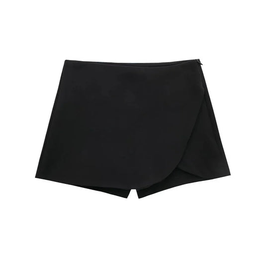 Mini Skirt Shorts Woman Fashion High Waist
