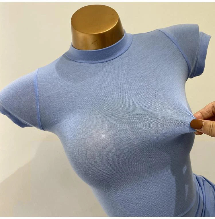 Half-high Collar T-shirt