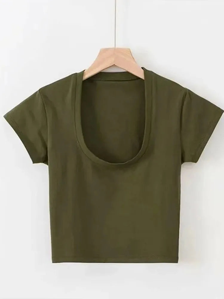 U-Neck Crop Top