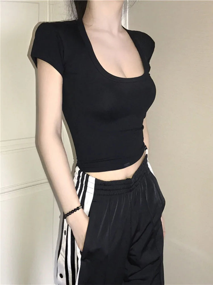 U-Neck Crop Top