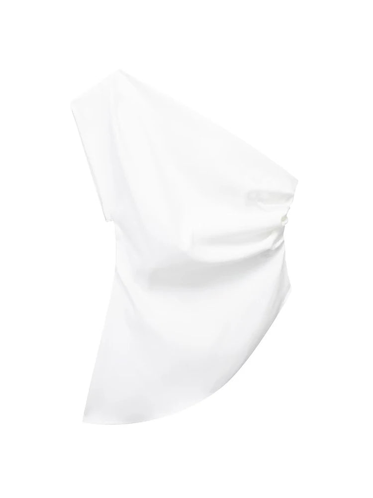 Asymmetric T-shirt New Women's Fashion
